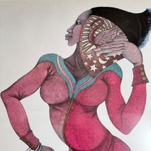 Charles Bibbs “Summer” Signed Numbered Limited Print African American Art LE